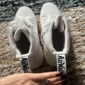 Doc Martens Airwalk White High-Top Boots